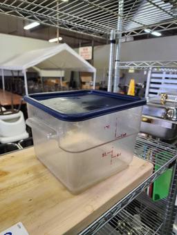 Cambro 12 qt. Square Food Containers with Lids