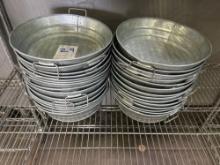 11.5 in. Galvanized Metal Oyster Trays
