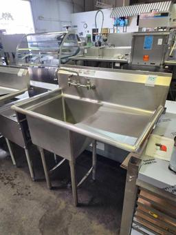 ACE 39 in. Stainless Steel Prep Sink