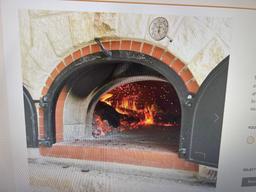 New Bread Stone Ovens Mdl. 1400 B Kit Wood and Gas Fired Brick Oven