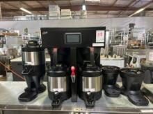 Curtis Dual Digital Coffee Brewer with 3 Servers