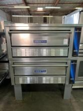 Zesto Mdl. 209 Stainless Steel 48 in. Double Deck Gas Pizza Oven