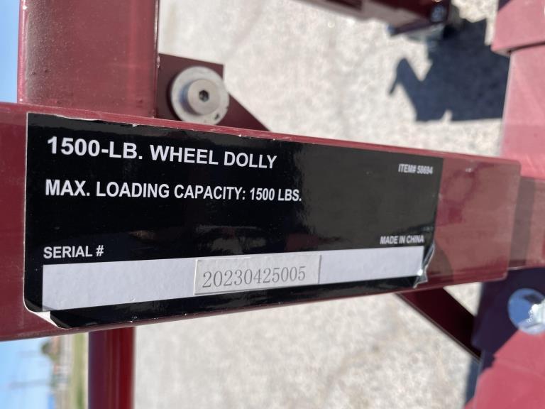 Strongway 1500 LB Wheel Dolly