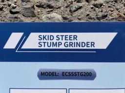 UNUSED Hydraulic Skid-Steer Stump Grinder - TOPCAT