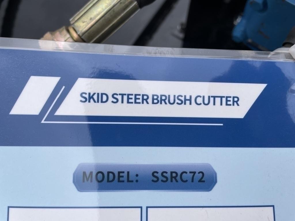 UNUSED Hydraulic Skid-Steer 72" Brush Mower