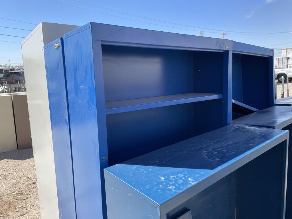 School Surplus - Aprx(10) Row of Lockers, Cabinets