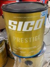 4 GALLONS OF SICO WHITE INTERIOR PAINT