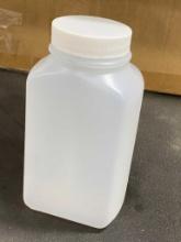 100 OF 250CC PLASTIC BOTTLES WITH LIDS