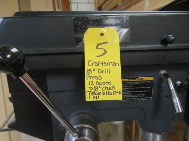 Craftsman 15" Floor Drill Press