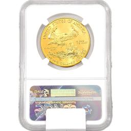 2015 US 1oz Gold $50 Eagle NGC MS70 1st Issue