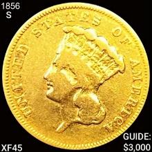 1856-S $3 Gold Piece NEARLY UNCIRCULATED