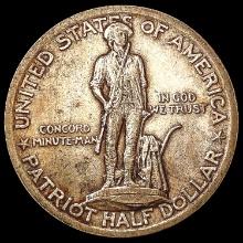 1925 Long Island Half Dollar NEARLY UNCIRCULATED