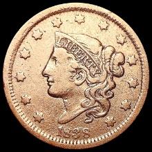 1838 Braided Hair Large Cent HIGH GRADE