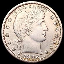 1898-S Barber Quarter CLOSELY UNCIRCULATED