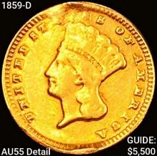 1859-D Rare Gold Dollar HIGH GRADE