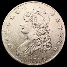 1836 Capped Bust Half Dollar CLOSELY UNCIRCULATED