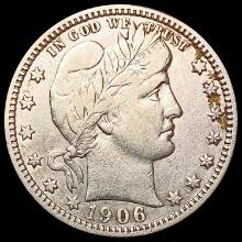 1906-D Barber Quarter NEARLY UNCIRCULATED