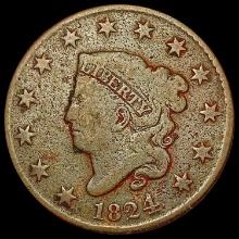 1824 Classic Head Cent NICELY CIRCULATED