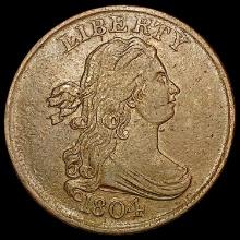 1804 Draped Bust Half Cent LIGHTLY CIRCULATED