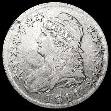 1811 Capped Bust Half Dollar LIGHTLY CIRCULATED