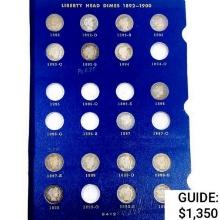 1892-1916 Barber Dime Collection [48 Coins]