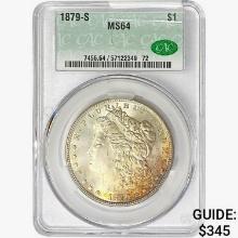 1879-S Morgan Silver Dollar CAC MS64