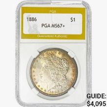 1886 Morgan Silver Dollar PGA MS67+