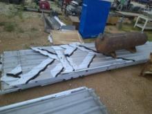 (40) PCS 7FT-21FT GALV ROOFING