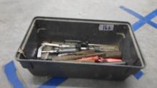 screw drivers, tool box with content of screw drivers and picks and other tools