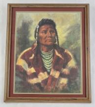 Arlene Hooker Fay Native American Indian Print