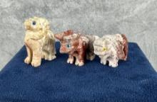 Collection of Carved Stone Animal Fetishes
