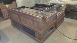PRODUCE REFRIGERATED TABLE SELF CONTAINED 6' X 6' DOES NOT HOLD TEMP
