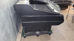 MOBILE MERCHANDISER SELF CONTAINED 4' FRONT AND REAR COVERS MISSING