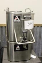 American Metalware Hot Liquid Dispenser