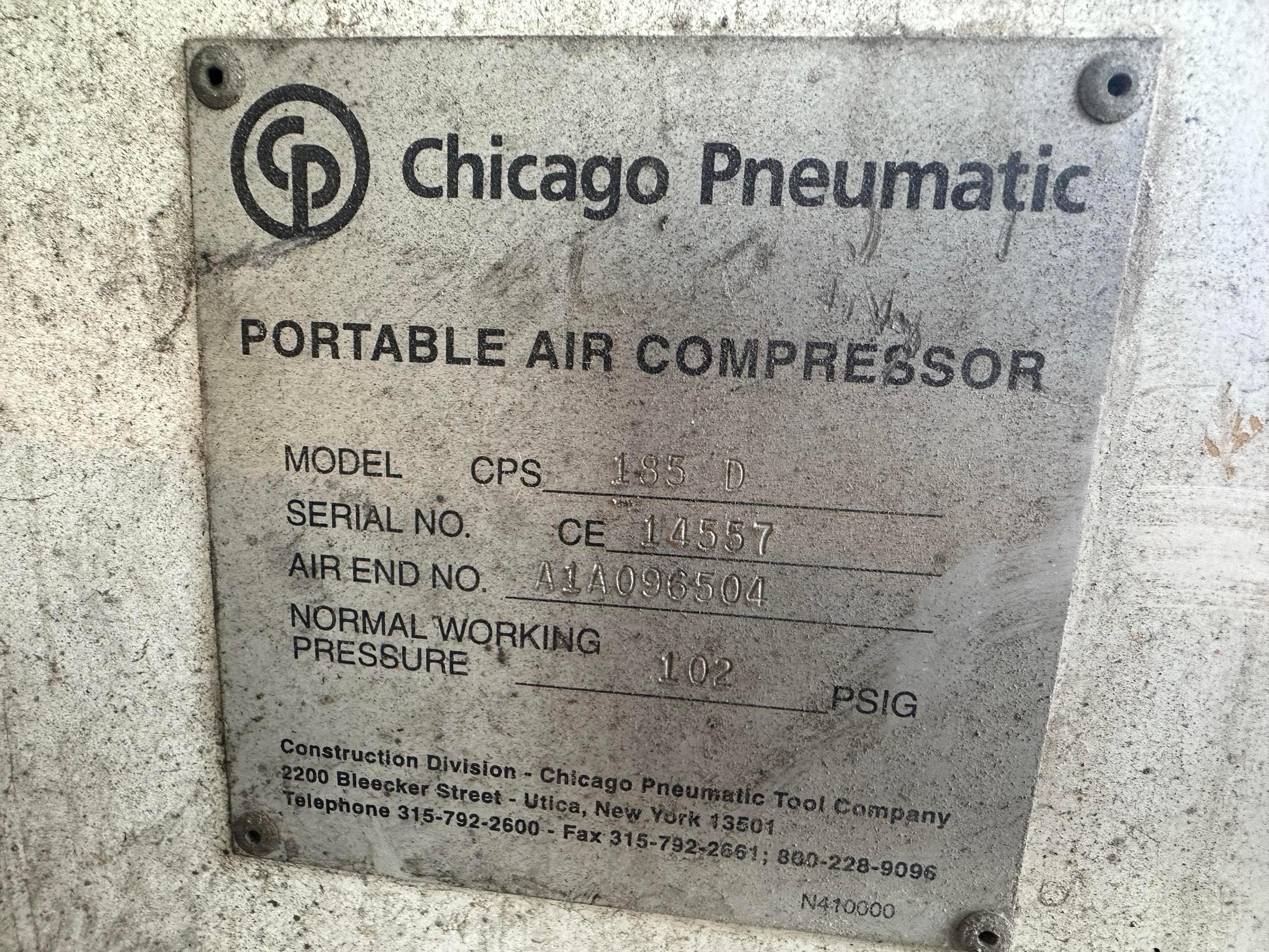 Chicago Pneumatic CPS185D Portable Air Compressor