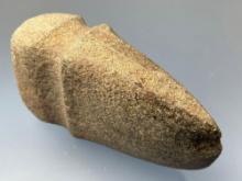SUPERB 9" Missouri Square Axe, SITS ON END, Granite, x1 Ancient Ding to Bit, Overall Nice Example!