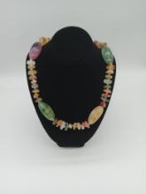 Variegated Beaded Necklace