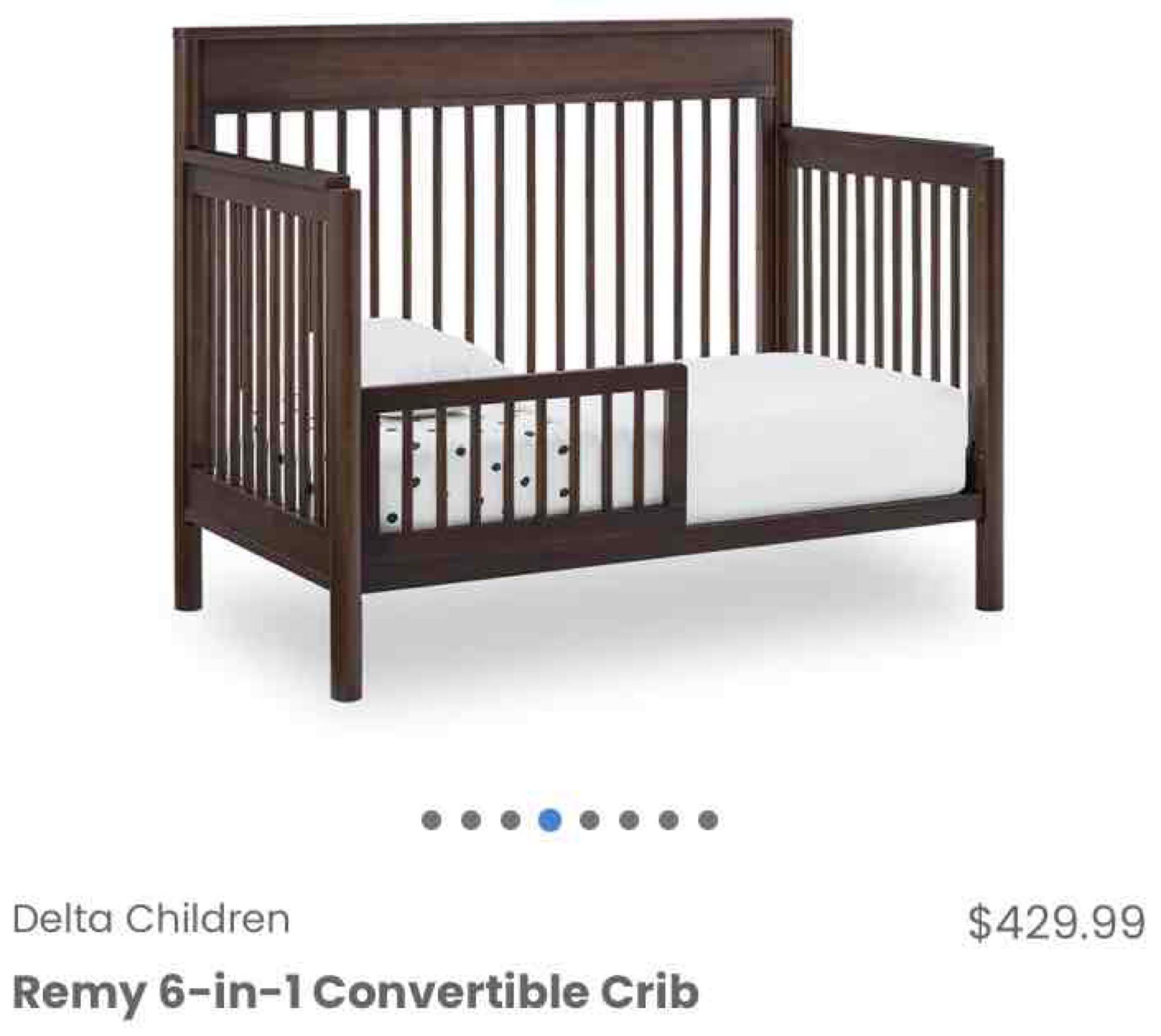 Delta Children Remy 6-in-1 Convertible Crib