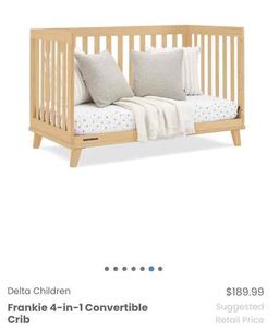 Delta Children Frankie 4-in-1 Convertible Crib