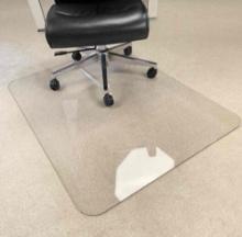 [Upgraded Version] Crystal Clear 1/5" Thick 47" x 35" Heavy Duty Hard Chair Mat, Can be Used on