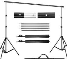 Mount Dog (1) x 6.5ft/2mx3m Background Stand Support System