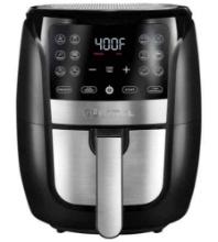 Gourmia Air Fryer Oven Digital Display 6 Quart Large AirFryer Cooker 12 Touch Cooking Presets