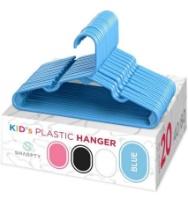 100 packs Sharpty Kids Plastic Hangers, Children's Hangers for Baby, Toddler, and Child Clothes -