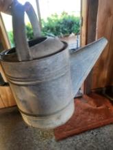 VINTAGE GALVANIZED WATERING CAN