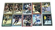 10- Hockey Trading Cards, Wayne Gretzky, Mario Lemieux, Jeromir Jagr,and  Brett Hull