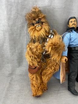 Star Wars Lando Calrissian Chewbacca Palpatine Action Figure Collection Lot