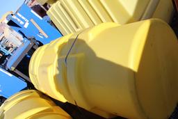 Yellow 65 Gal Salvage Plastic Drum - Eagle Manufacturing