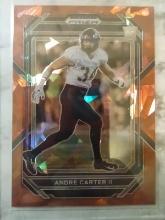 2023 Prizm Draft Picks Red Cracked Ice Rookie Andre Carter II #192