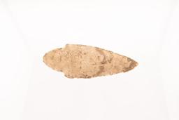 A Large 5-1/2" Adena Point made of Cream Colored Chert.