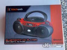 Black Web CD Player NOTE: This unit is being sold AS IS/WHERE IS via Timed Auction and is located in